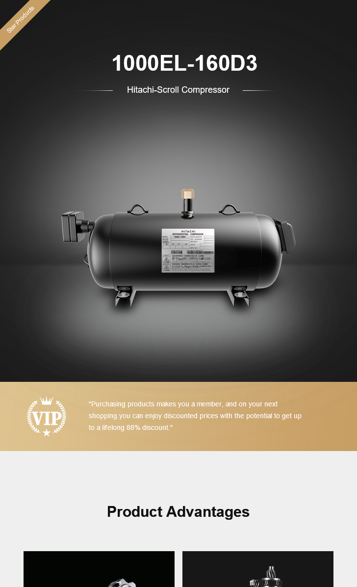 Hitachi Compressor 1000EL-160D3, technical parameters pdf, structure diagram
