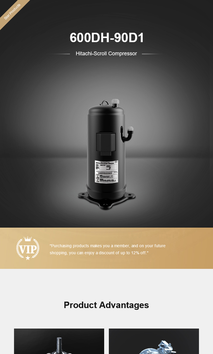 Hitachi Compressor 600DH-90D1, technical parameters pdf, structure diagram