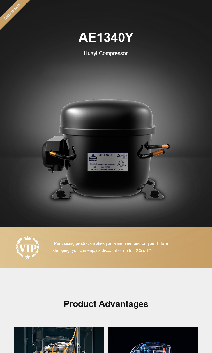 Huayi Compressor AE1340Y, technical parameters pdf, structure diagram