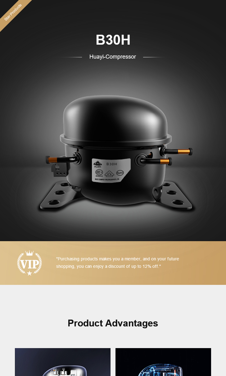 Huayi Compressor B30H, technical parameters pdf, structure diagram