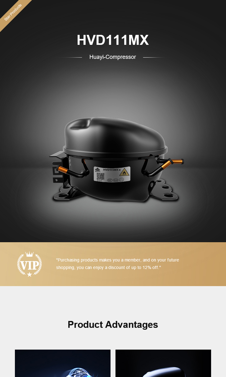 Huayi Compressor HVD111MX, technical parameters pdf, structure diagram