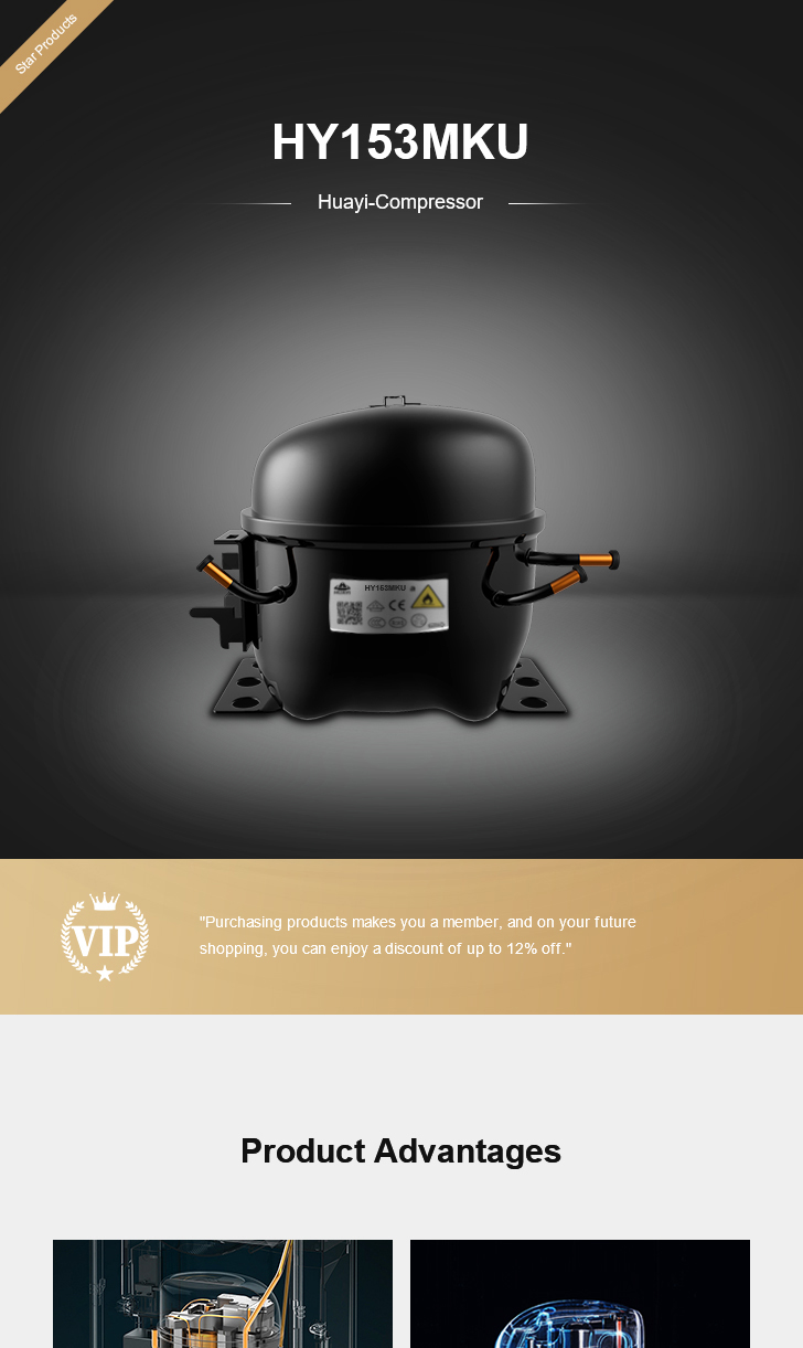 Huayi Compressor HY153MKU, technical parameters pdf, structure diagram