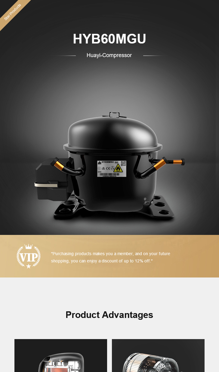 Huayi Compressor HYB60MGU, technical parameters pdf, structure diagram