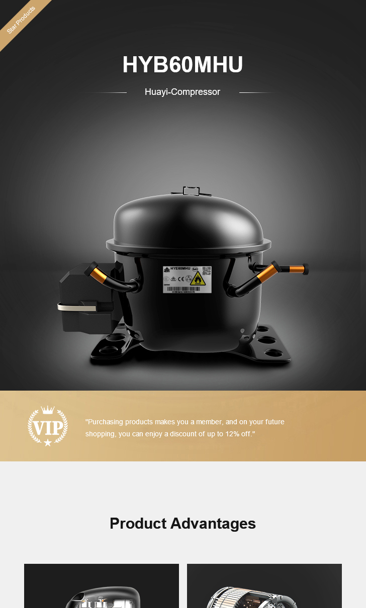 Huayi Compressor HYB60MHU, technical parameters pdf, structure diagram