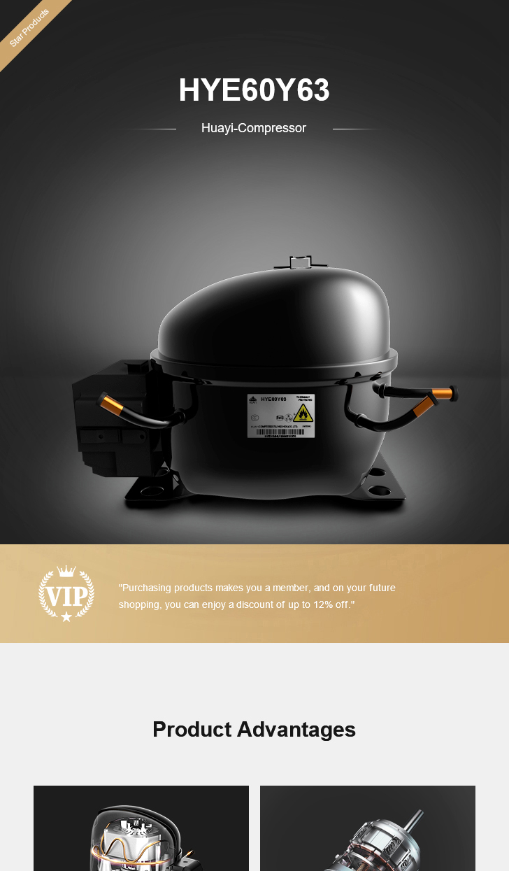 Huayi Compressor HYE60Y63, technical parameters pdf, structure diagram