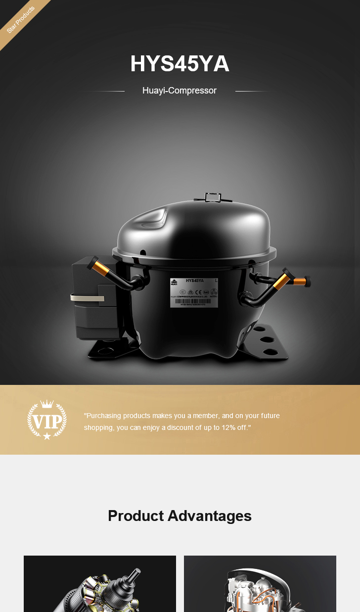 Huayi Compressor HYS45Ya, technical parameters pdf, structure diagram