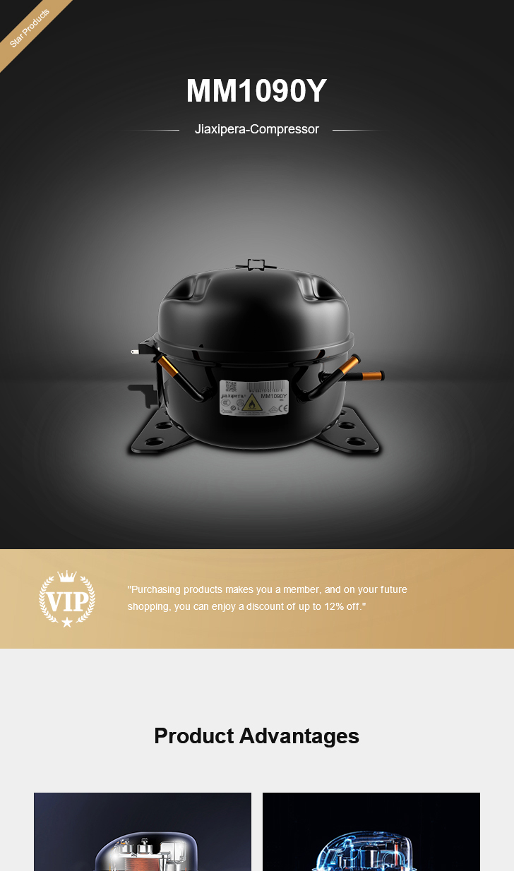 jiaxipera Compressor MM1090Y, technical parameters pdf, structure diagram