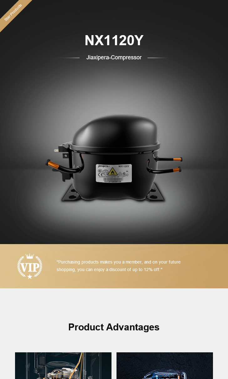 jiaxipera Compressor NX1120Y, technical parameters pdf, structure diagram