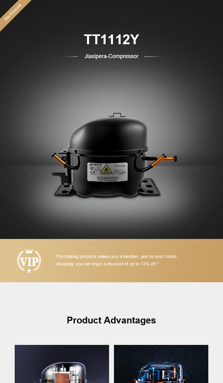 jiaxipera Compressor TT1112Y, technical parameters pdf, structure diagram