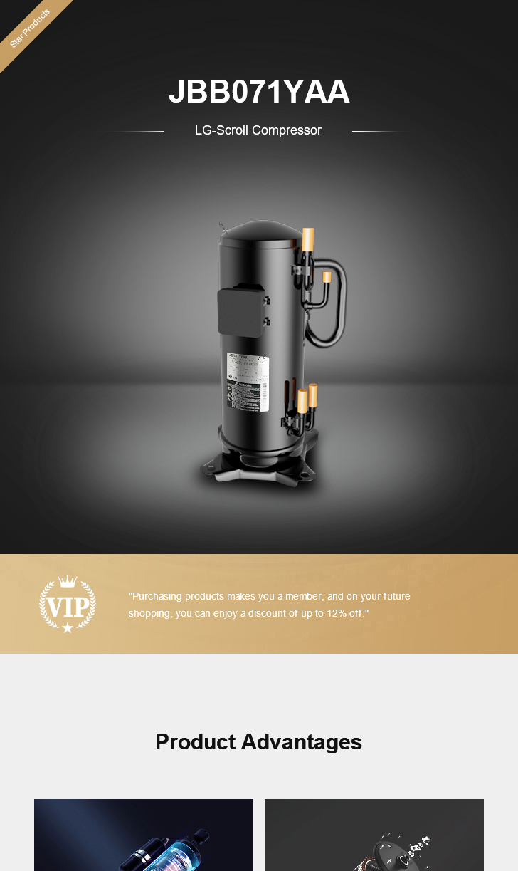 LG Compressor JBB071YAA, technical parameters pdf, structure diagram