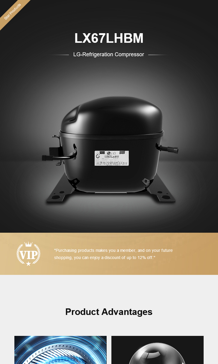 LG Compressor LX67LHBM, technical parameters pdf, structure diagram