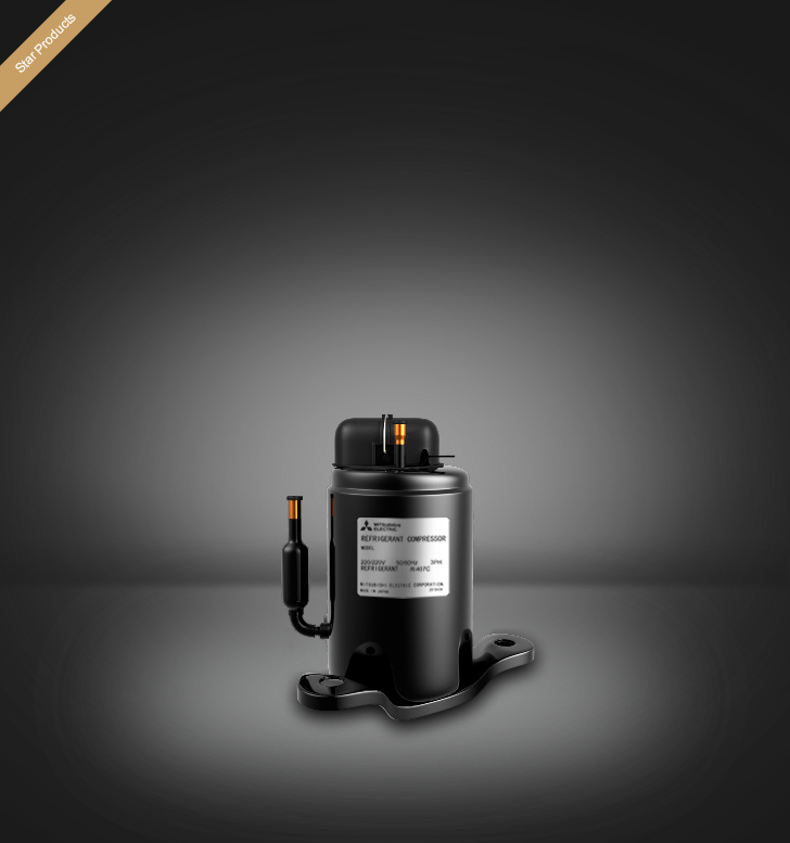 Mitsubishi Compressor YB645STD, technical parameters pdf, structure diagram