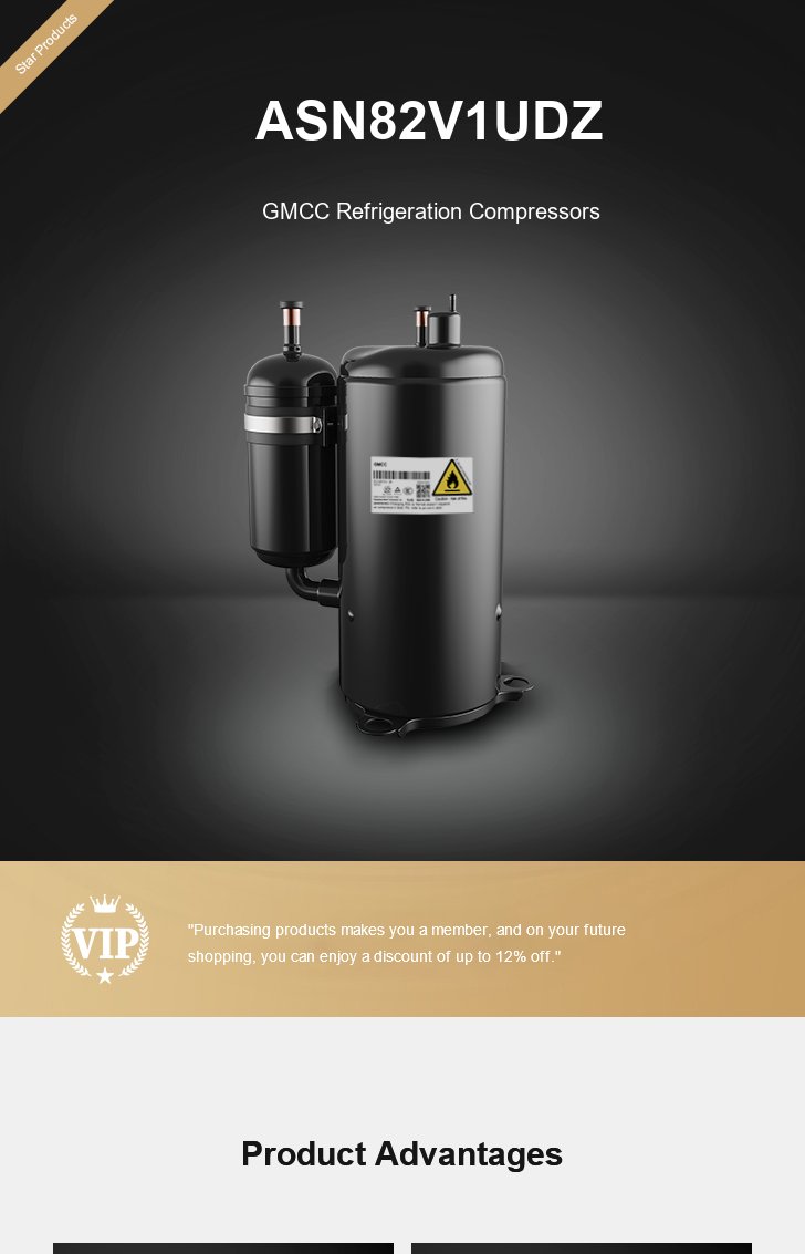 GMCC Compressor ASN82V1UDZ, technical parameters pdf, structure diagram