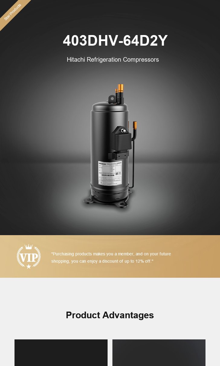 Hitachi Compressor 403DHV-64D2Y, technical parameters pdf, structure diagram