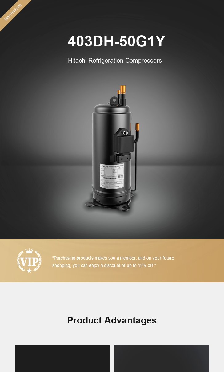 Hitachi Compressor 403DH-50G1Y, technical parameters pdf, structure diagram