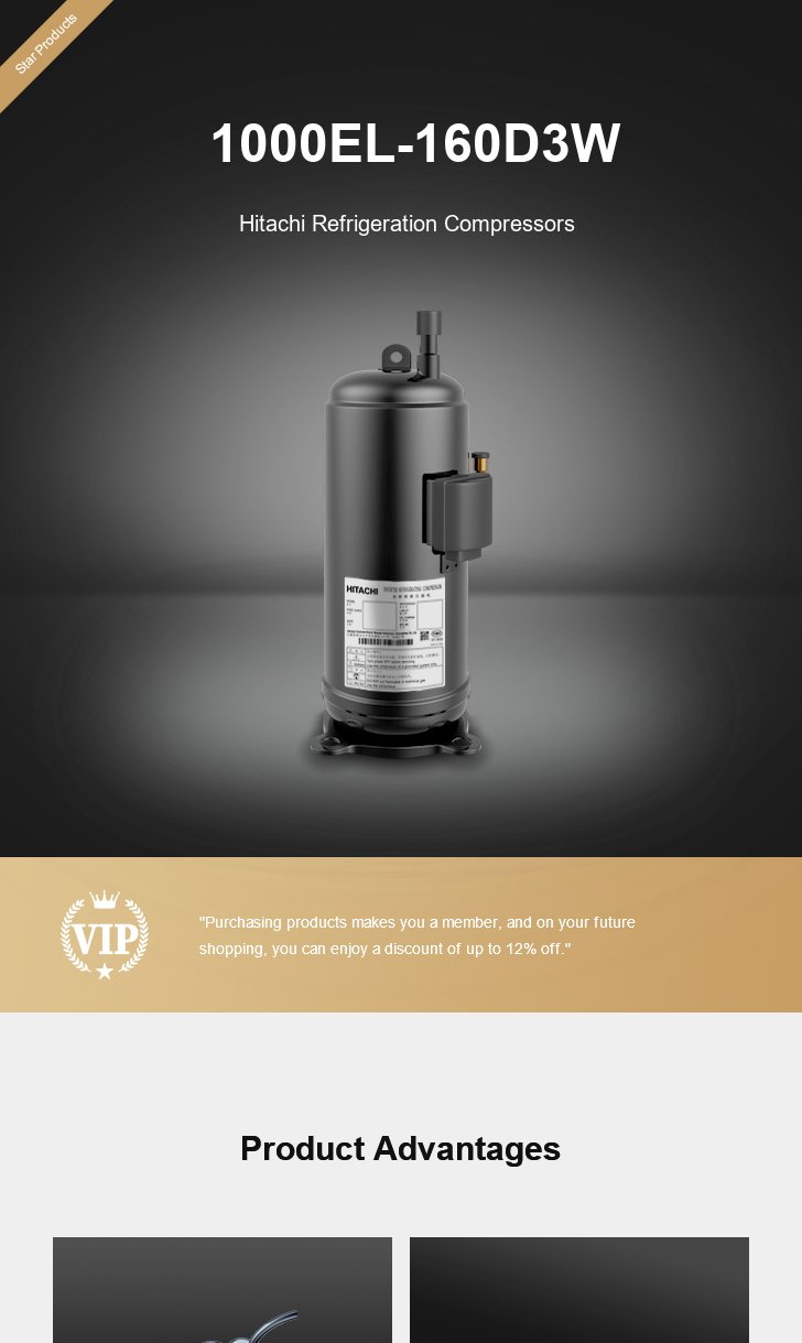 Hitachi Compressor 1000EL-160D3W, technical parameters pdf, structure diagram