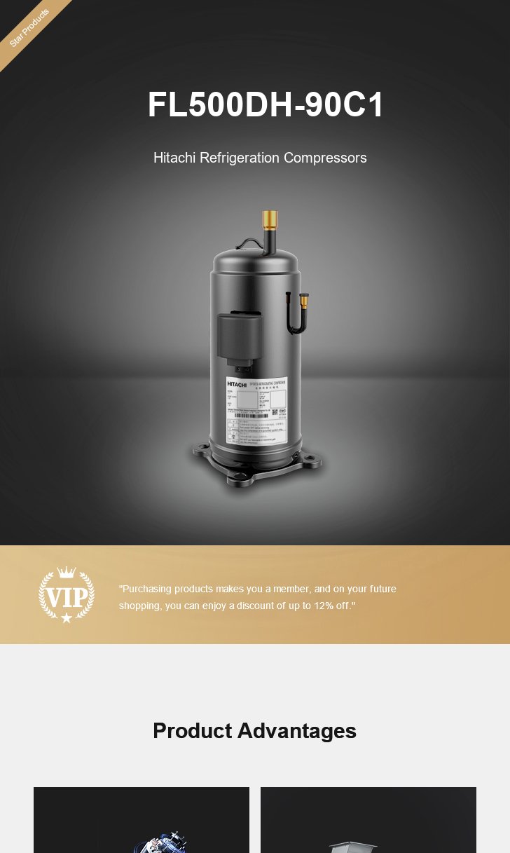 Hitachi Compressor FL500DH-90C1, technical parameters pdf, structure diagram