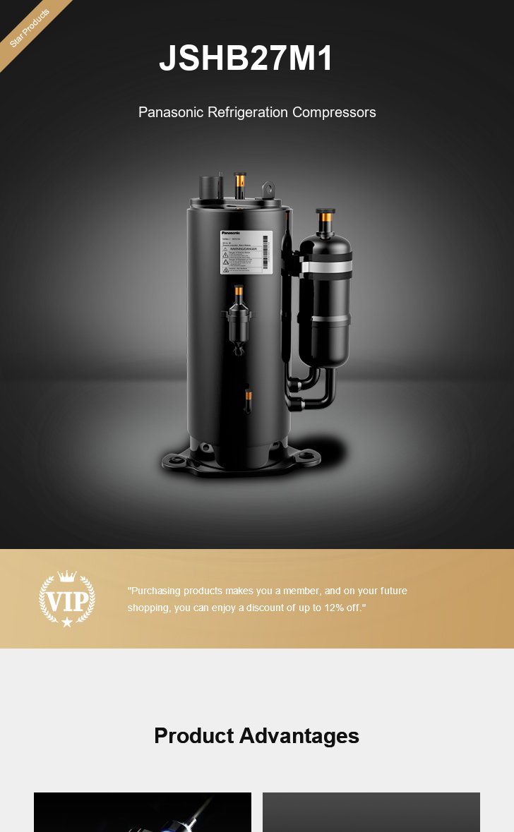 Panasonic Compressor JSHB27M1, technical parameters pdf, structure diagram