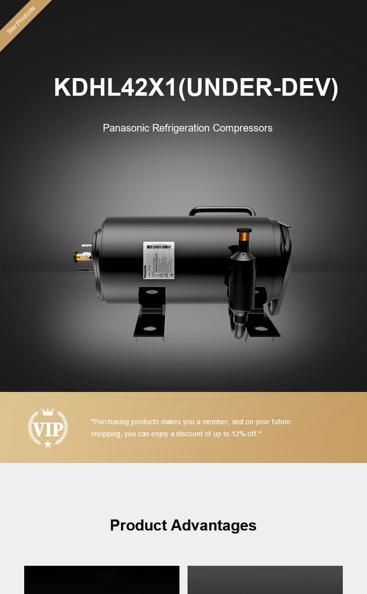 Panasonic Compressor KDHL42X1(UNDER-DEV), technical parameters pdf, structure diagram