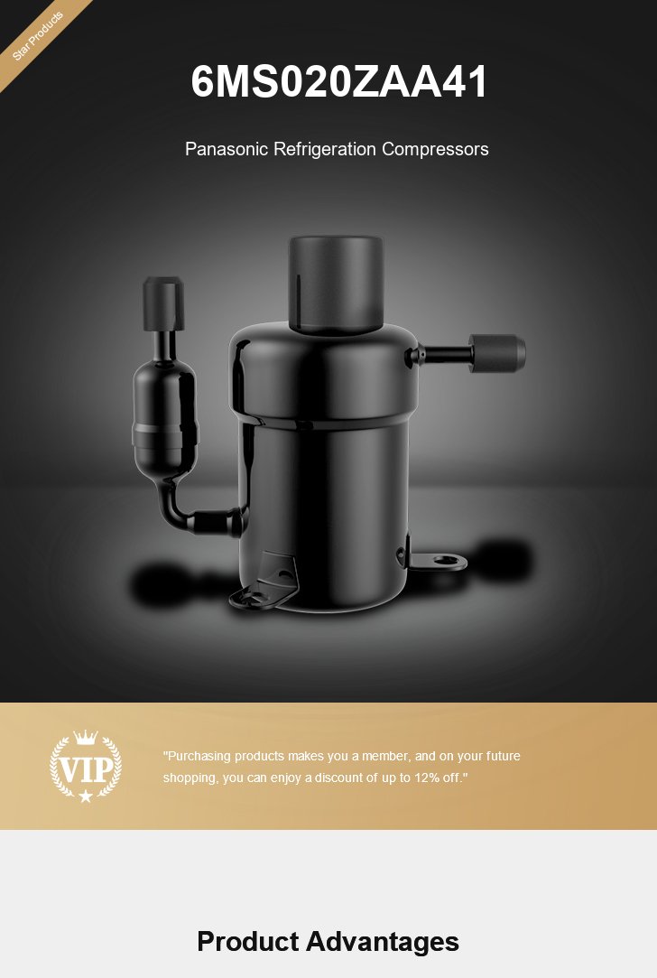 Panasonic Compressor 6MS020ZAA41, technical parameters pdf, structure diagram