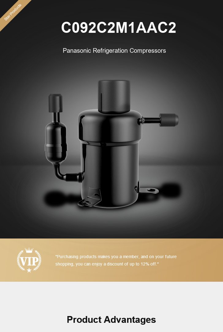 Panasonic Compressor C092C2M1AAC2, technical parameters pdf, structure diagram