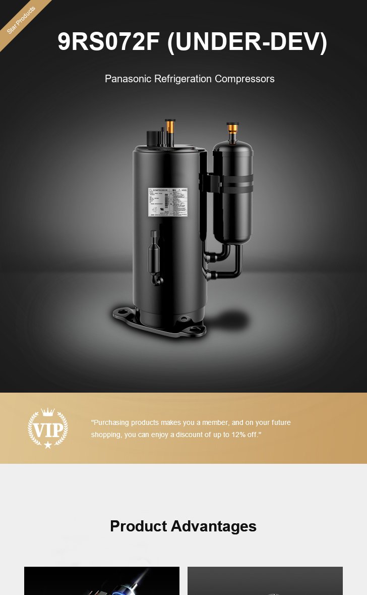 Panasonic Compressor 9RS072F (UNDER-DEV), technical parameters pdf, structure diagram