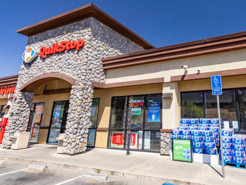 QuikStop convenience store & gas station refrigeration system